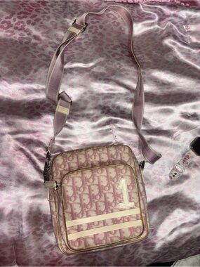 Pink Dior Shoulder Bag
